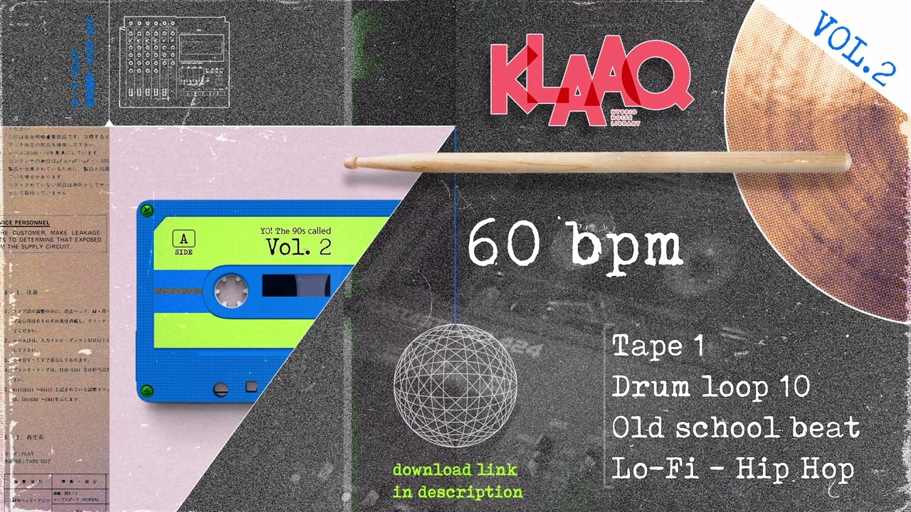 Lo-Fi Hip Hop - Drum Loop 10 | Tape 3 - 60 BPM | YO! The 90s called (FREE DRUM LOOP) bekijken op YouTube Lo-Fi Hip Hop - Drum Loop 10 | Tape 3 - 60 BPM | YO! The 90s called (FREE DRUM LOOP) bekijken op YouTube