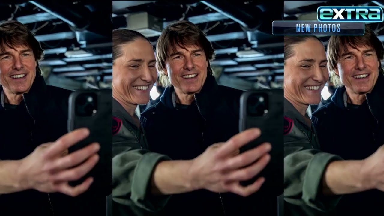 Tom Cruise Visits Navy Aircraft Carrier Ahead of Oscars