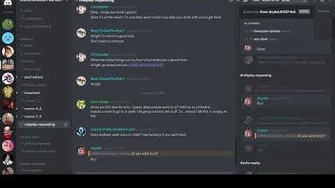 How to search up a character sheet via discord.