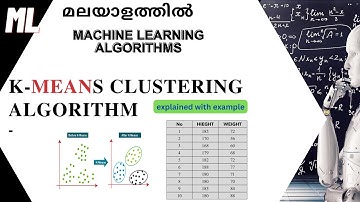K-Means Clustering Algorithm Explained with Example|Malayalam Machine Learning Tutorial| മലയാളത്തിൽ