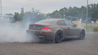 BMW M6 , prezentacja i pokaz mocy