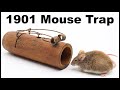 A Rare Mouse Trap From 1901 Catches A Mouse In The Barn. Mousetrap Monday