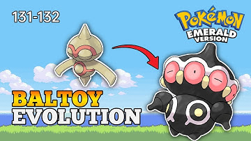 How To Evolve Baltoy Into Claydol In Pokemon Emerald | Hoenn Pokedex