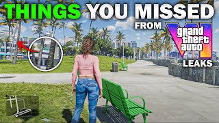 IMPORTANT DETAILS You Missed In GTA 6 HUGE LEAK!