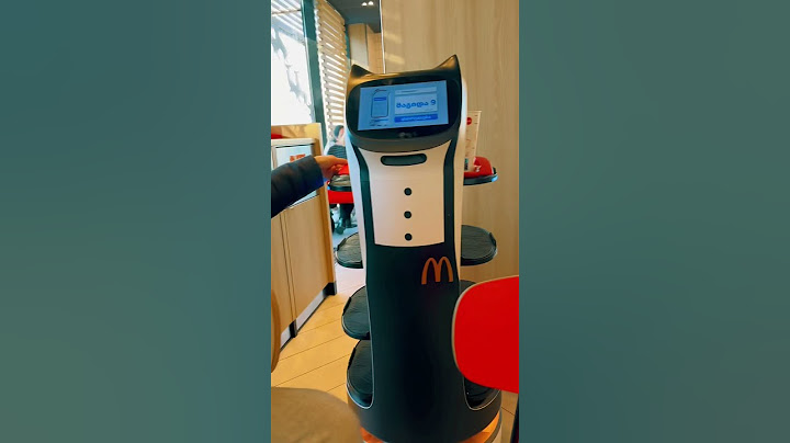 რობოტი მიმტანი მაგდონალდში 😅ქეთოი🤣A robot waiter at McDonald's🇬🇪 Робот-официант в Макдональдсе