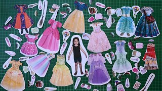 DIY Dress-up Doll Magnets! Free template!