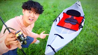 I Tried Fishing On A FOLDABLE Kayak!!