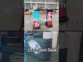 LED Front Desk plus LED Podium Add Color to Corporate Events