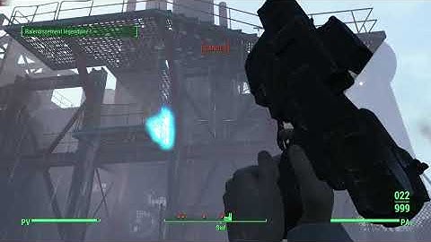 Fallout 4 Mod - Eradicator 10mm + Advanced Synth Uniform demonstration