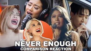 Vocal Coach's 'Never Enough' Comparison｜Gigi De Lana, Morissette Amon, HENRY x Lena, Katrina Velarde