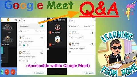 How to Use Q&A in Google Meet Tutorial | Guide to Engage Audiences