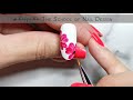 Tutorial  i  flower nail art  using a petal brush to create easy flower nail designs