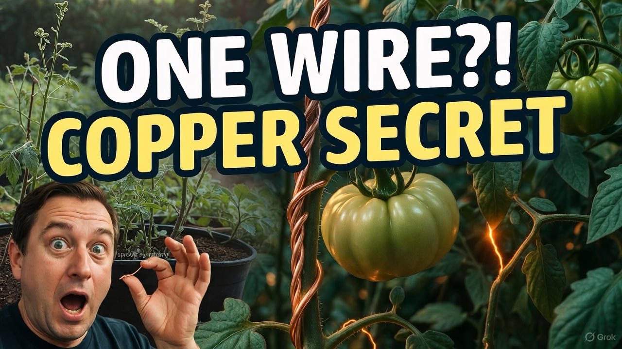 One Copper Wire That Can Triple Your Garden Harvest (Simple Gardening Trick)