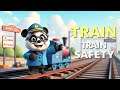 BabyBus Little Train 🚆 | Train Safety & Passenger Learning Cartoon for Kids