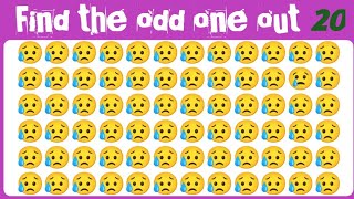 Find the Odd one emoji out Simplify