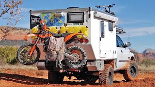 THE BEST MOTORCYCLE DIRTBIKE HAULER for your OFFROAD TRUCK CAMPER  Loading & Unloading