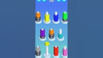 #nutsort hard blind level 225 challenge complete