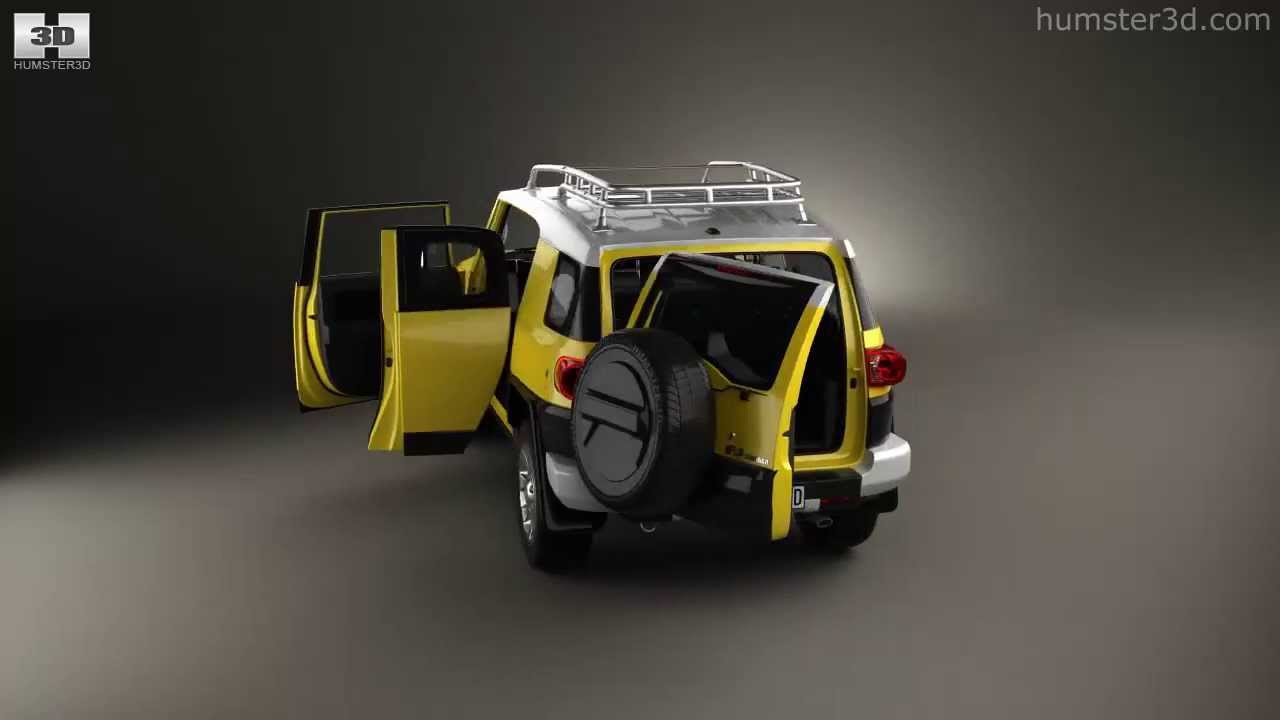 Toyota Fj Cruiser With Hq Interior 2010 By 3d Model Store