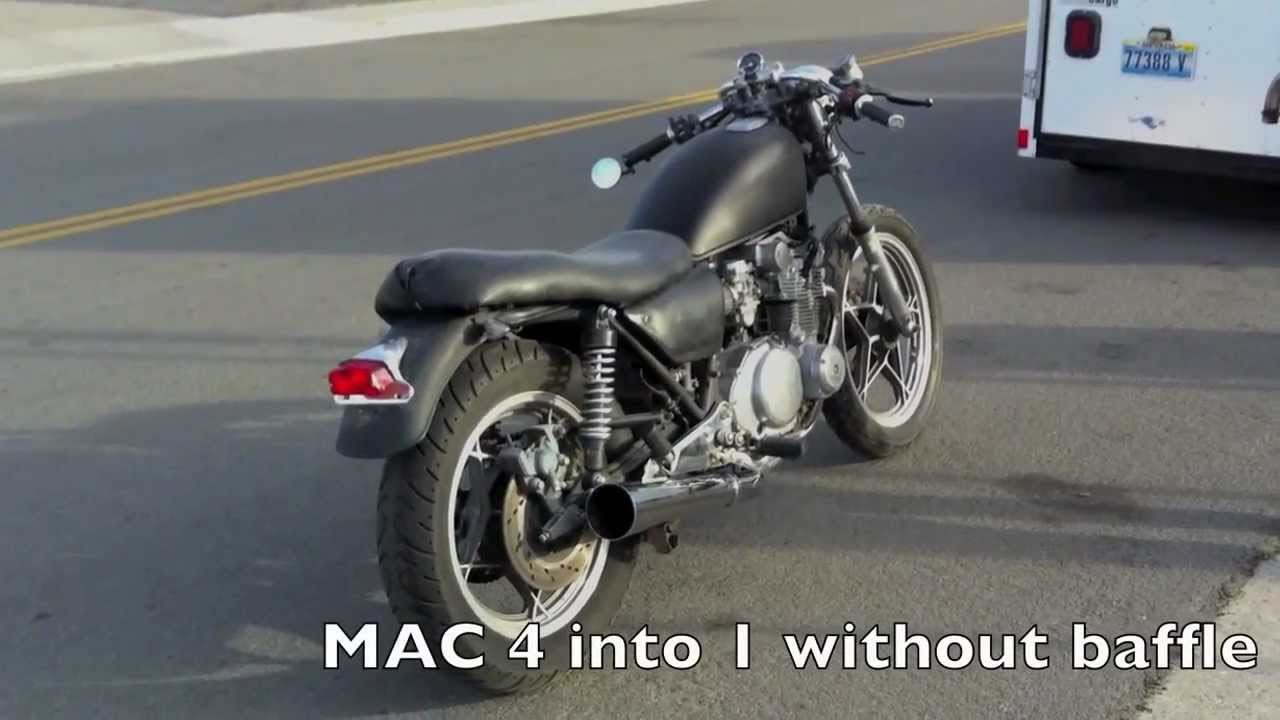 mac 4 into 1 exhaust baffle removal