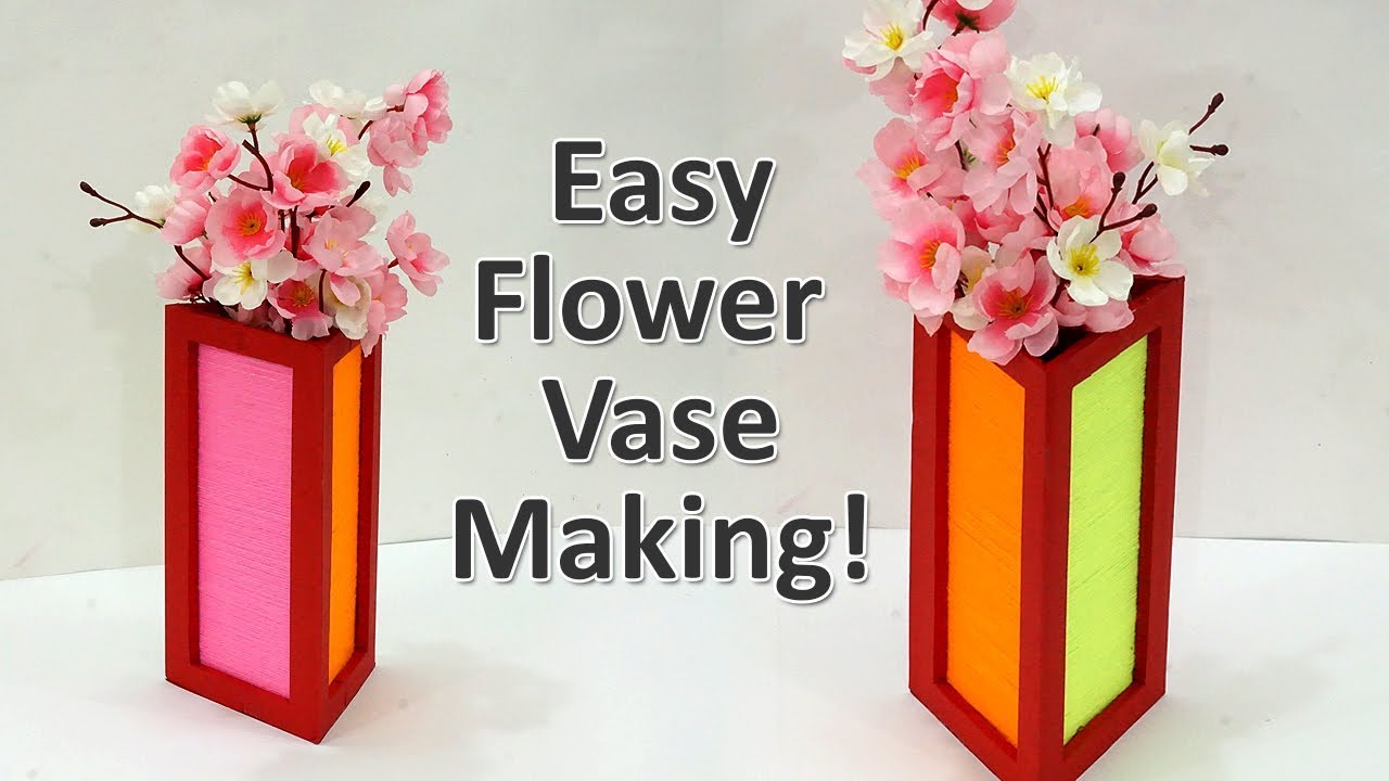 Learn Very Easy Flower Pot Making Craft