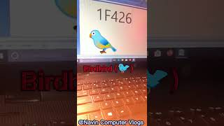 bird (🐦) drawing Ms Word shortcut key#motivation #shortcutkeys #educacion #computer #msword #bird