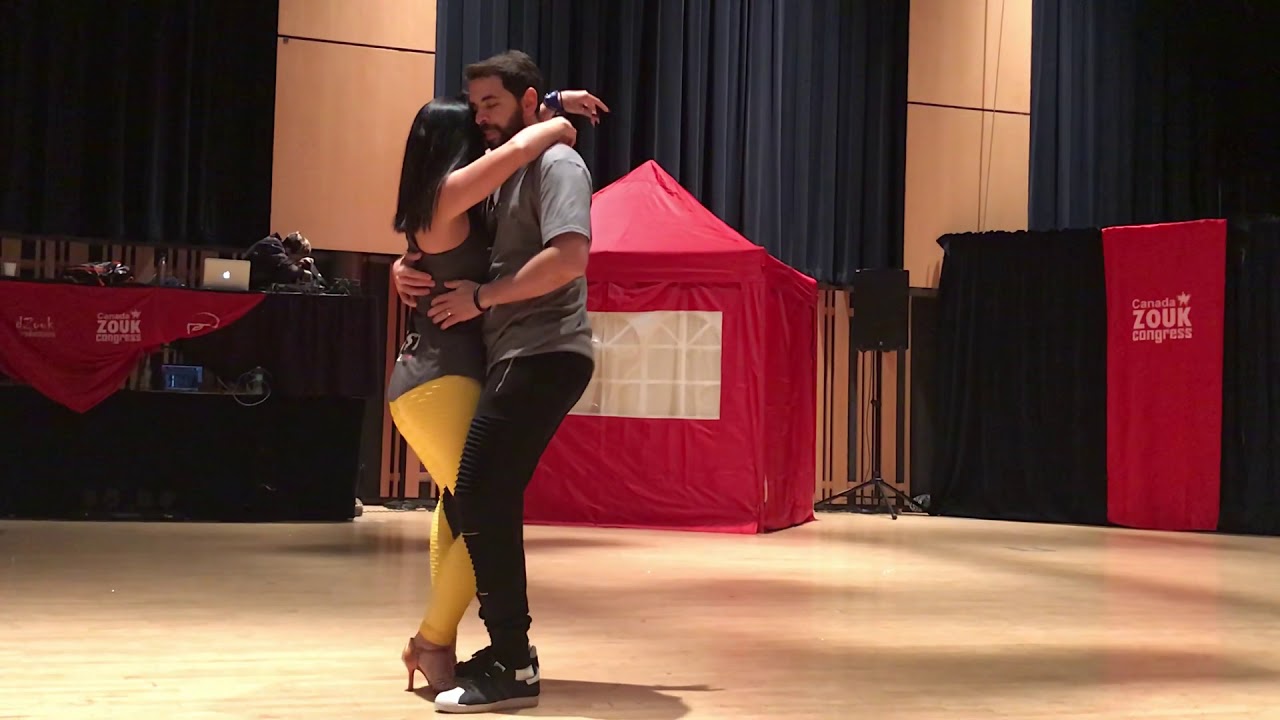 Freddy and Andressa after workshop demo @ The 2018 Canada Zouk Congress
