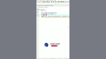How to Make a Multiplication Table in C | SOFTWARE