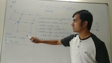 9th ICSE MATHS CHAPTER 8 TRIANGLES 8A PART 3