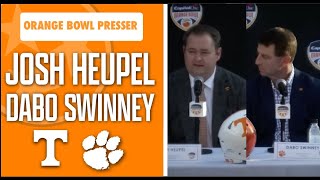 Josh Heupel & Dabo Swinney | Orange Bowl Kickoff Press Conference