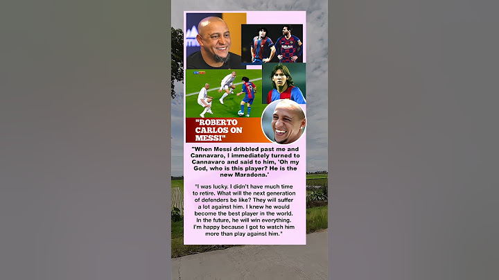 Roberto Carlos On Lionel Messi #football #robertocarlos #messi #fyp #barcelona #realmadrid #shorts