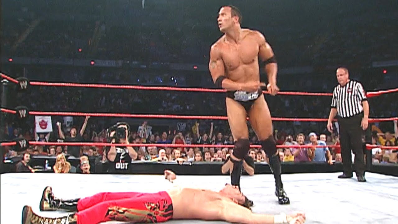 The Rock vs. Eddie Guerrero: Raw, July 22, 2002 - YouTube