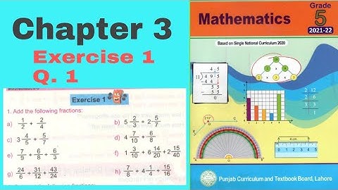 Class 5 Math | Chapter 3 Exercise 1 | Q 1 || Fraction and types of fraction || Ilmi Darasgah