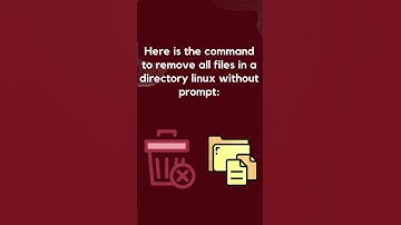 Remove All Files in Directory Linux Without Prompt #delete #all #files #without #prompt #terminal