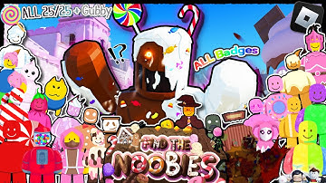 [🍭#6. Candy Land 🍭] 👑Find The Noobies 🔎How to Get ALL Badges🎵 - 🎮ROBLOX [2025]