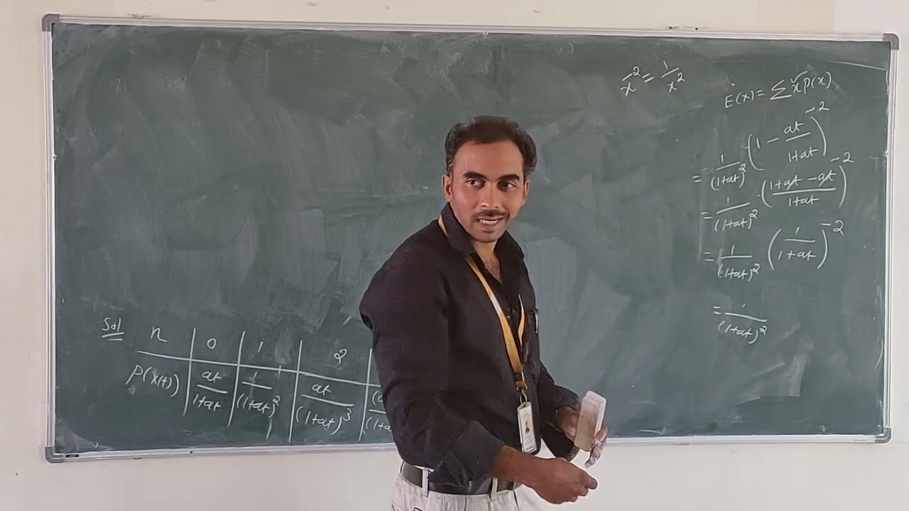 Problem based on stationary process 