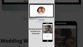 Wedding website template