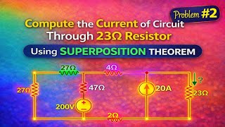 Problem #2- Superposition Theorem Problem | Step by Step Solution (Tamil)
