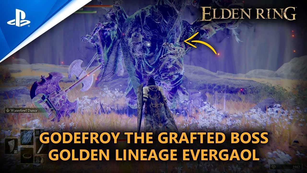 ELDEN RING Golden Lineage Evergaol Godefroy the Grafted Boss Fight