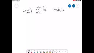 In the following exercises, rewrite the mixed number as an improper fraction. 3 4/7
