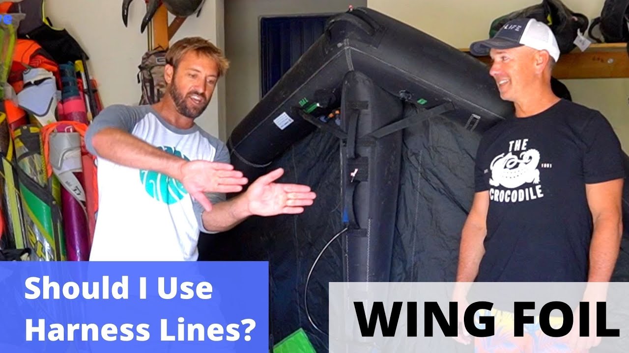 Wing foil Harness Lines Should You Use Them? YouTube