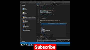 Download Youtube Videos using Python || #short #shorts