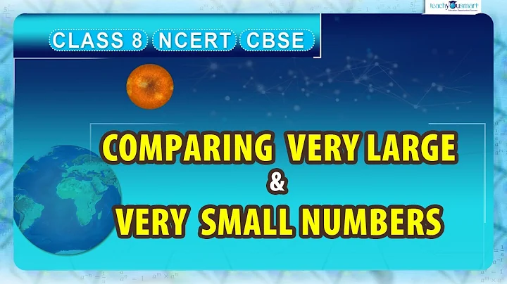 Exponents And Powers | Comparing Very Large and Very Small Numbers | Chapter 8 #tys