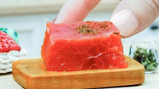 Best Of Miniature Cooking Compilation 🥩 Amazing Miniature Steak with Strawberry Sauce