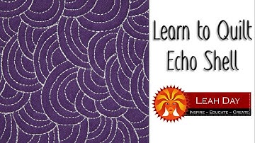 Easy Echo Shell Quilting Tutorial - You Can Learn Echo Quilting!
