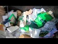 Dumpster Diving #108 - Unbelievable! Half Of The Dumpster Is Full! Great Huge Score!