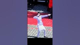 #viralshort#Ade, the viral young woman from the Paskibraka team#dancing tabola bale after raising...