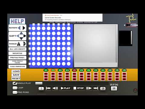 ARDUINO LED MATRIX ANIMATOR FADE MESSAGE EXAMP,LE