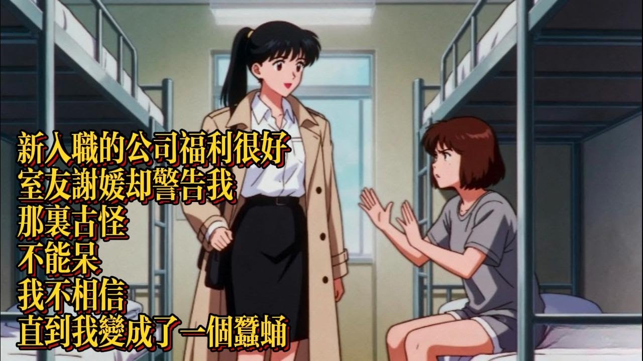 新入職的公司福利很好，室友謝媛卻警告我那裏古怪不能呆，我不相信，直到我變成了一個蠶蛹|恐怖動漫|懸疑動漫|虐心動漫