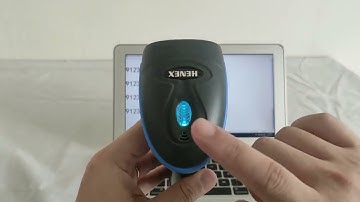 Henex HC- 3208R Barcode Scanner 2.4G Wireless Settings