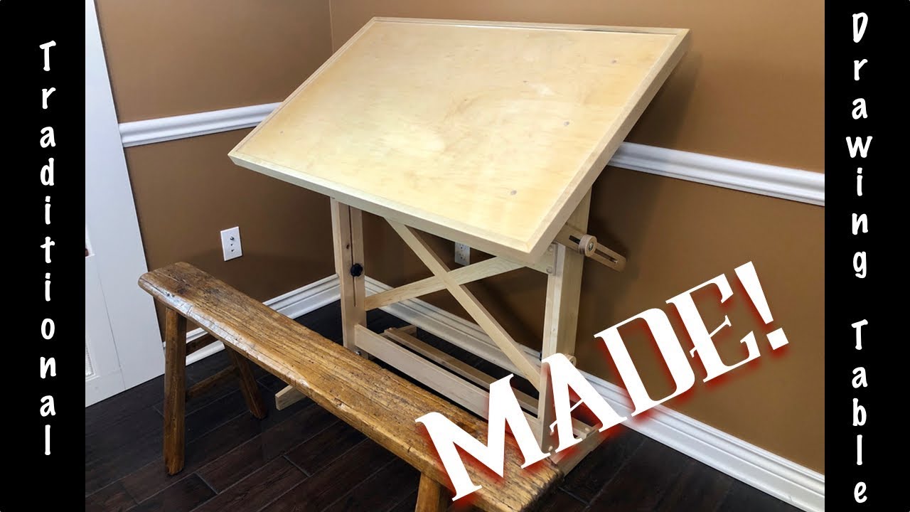 How To Build A Drafting Table Youtube